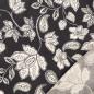 Preview: Viskose Leinen - helle Blumen auf grau